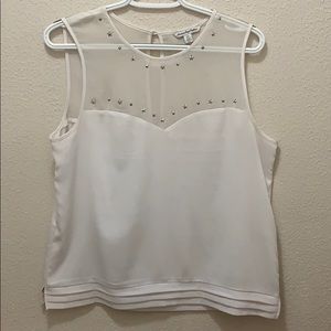 White tank top